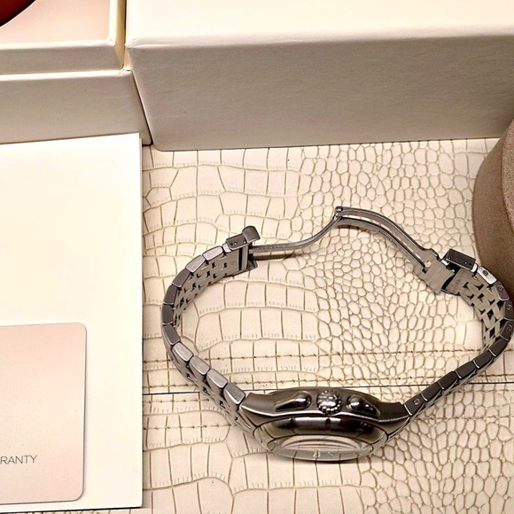 Rare "Blue Face" EBEL E-Type Men's Chronograph Model 9137C51/6316 Skeleton Back - Picture 12 of 16